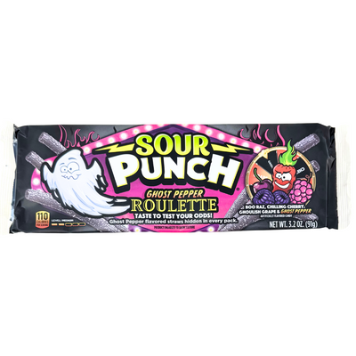 Sour Punch Ghost Pepper Roulette 3.2oz - 24 Pack