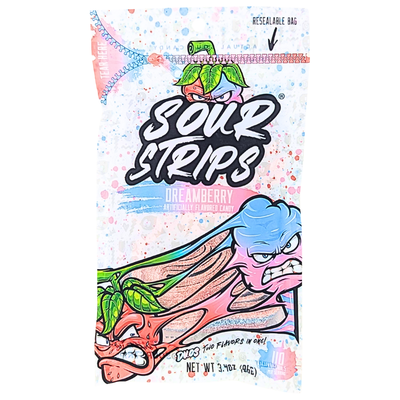 Sour Strips Dreamberry 96g - 12 Pack