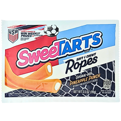 Sweetarts Ropes Gooaal-Den Pineapple Punch 5oz - 12 Pack