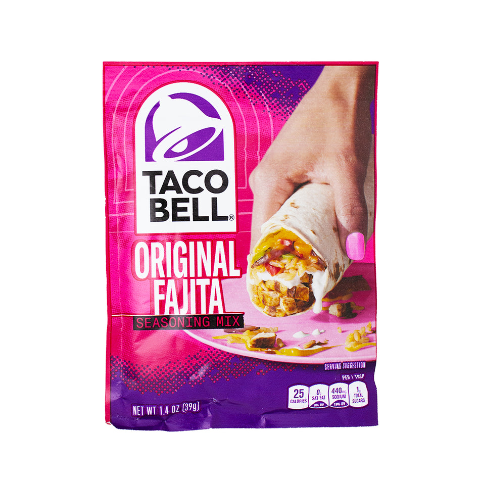 Taco Bell Home Originals Fajita Seasoning 1.4oz - 24 Pack