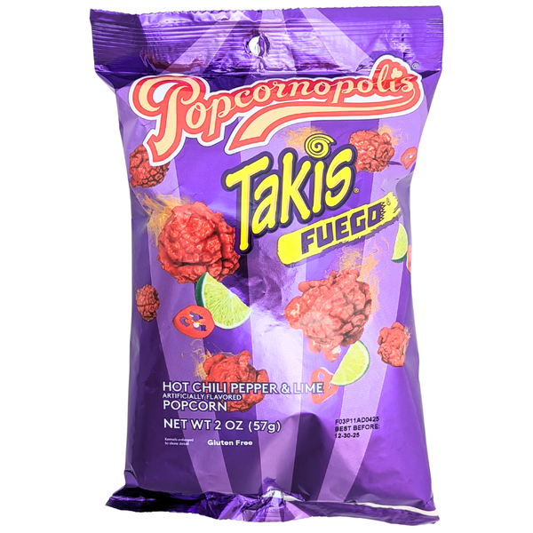 Takis Popcornopolis Hot Chili Pepper & Lime 2oz - 5 Pack