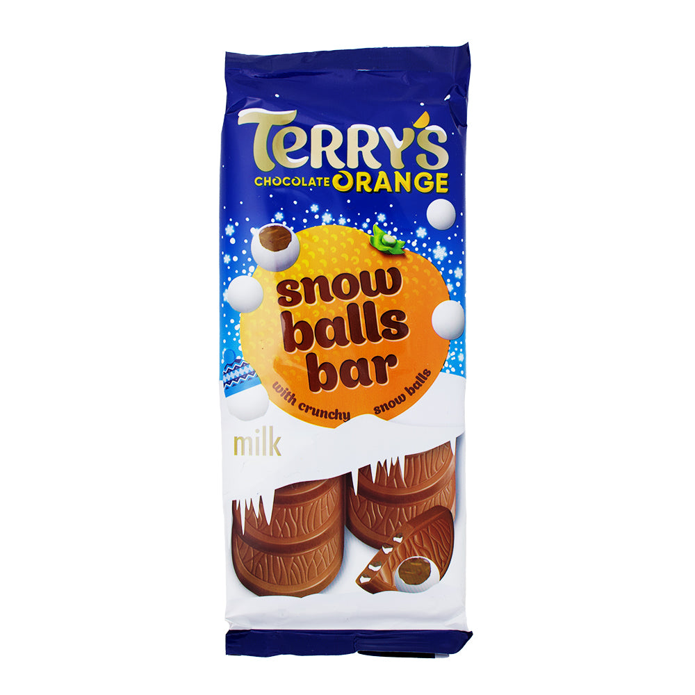 Terry's Chocolate Orange Snowballs Bar 90g - 20 Pack