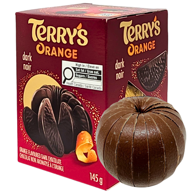 Terry's Dark Chocolate Orange Ball 145g - 12 Pack
