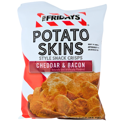 TGI Fridays Potato Skins Cheddar & Bacon 3oz - 6 Pack