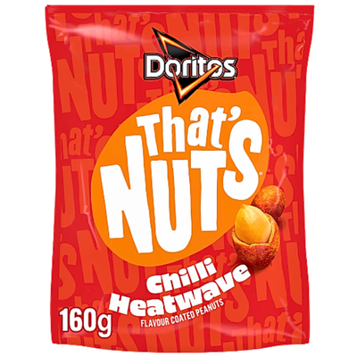 That's Nuts Doritos Chili Heatwave 160g (UK) - 8 Pack