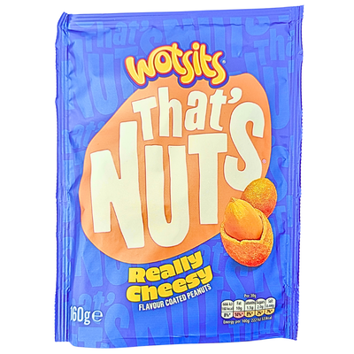 That's Nuts Wotsits Really Cheesy 160g (UK) - 8 Pack