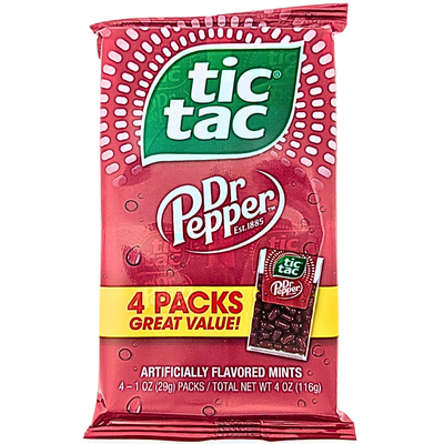 Tic Tac Dr Pepper 113g - 12 Pack