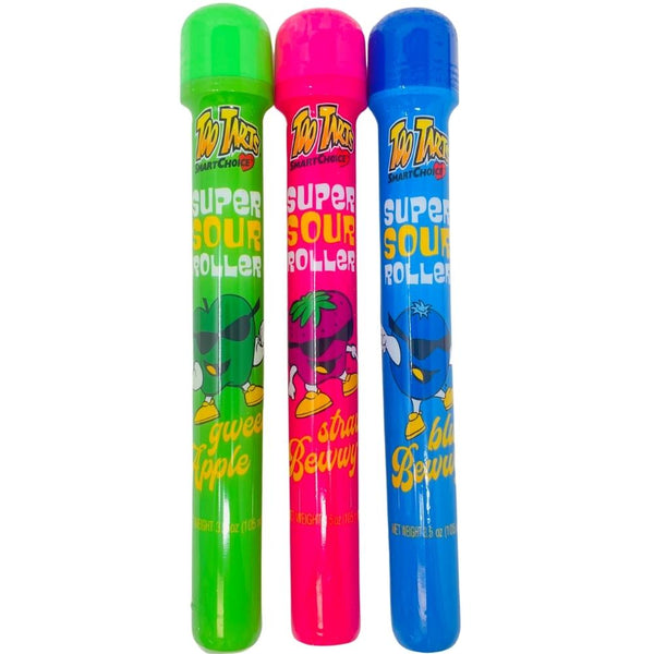 Too Tarts Super Sour Roller 3.5oz - 15 Pack - Sour Candy