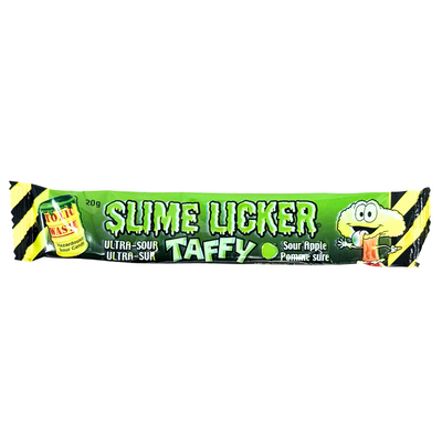 Toxic Waste Slime Licker Taffy Sour Apple 20g - 48 Pieces