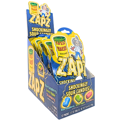 Toxic Waste ZAPZ 60g - 12 Pack