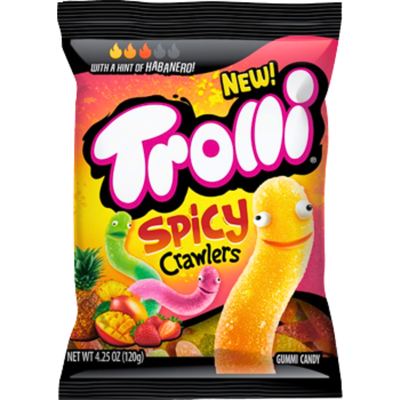 Trolli Spicy Crawlers 4.25oz - 12 Pack