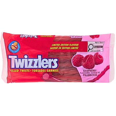 Twizzlers Raspberry Filled Twists 311g - 12 Pack