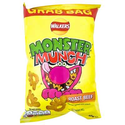 Walkers Monster Munch Roast Beef 40g (UK) - 35 Pack