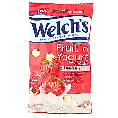 Welch's Fruit 'n Yogurt Strawberry 4oz - 12 Pack