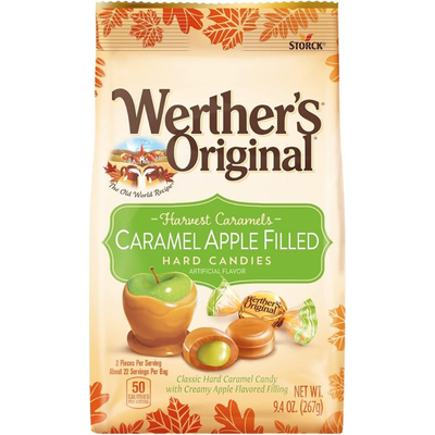 Werther's Original Caramel Apple Filled Hard Candies 9.4oz - 10 Pack
