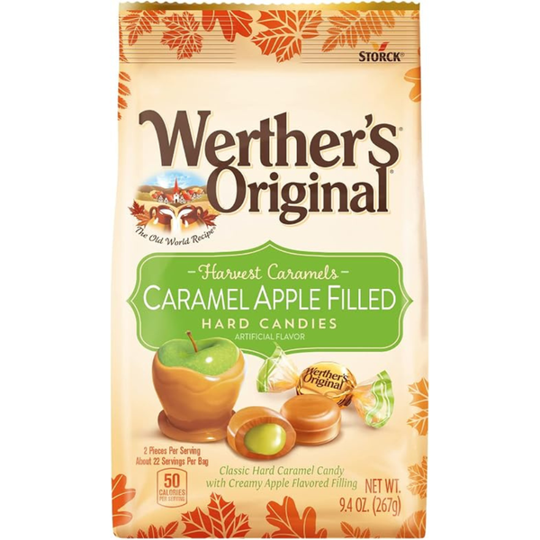 Werther's Original Caramel Apple Filled Hard Candies 9.4oz - 10 Pack