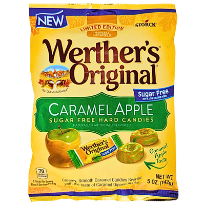 Werther's Original Caramel Apple Sugar Free Hard Candies 5oz - 10 Pack
