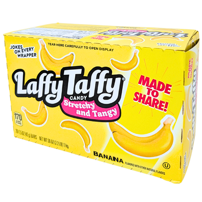 Laffy Taffy - Banana 1.5 oz. Bars 24 Pack