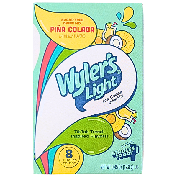 Wyler's Light Singles To Go Drink Mix Pina Colada - 12 Pack