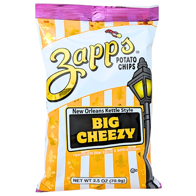 Zapp's Potato Chips Big Cheezy 2.5oz - 10 Pack
