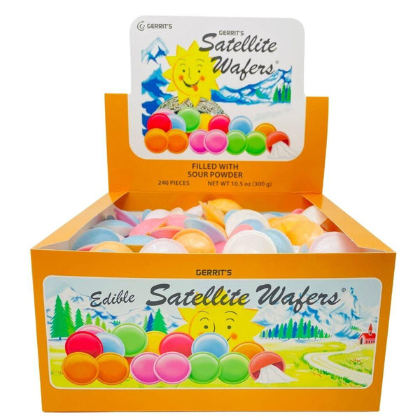 Gerrit's Satellite Wafers Sour Powder 240 Pieces - 1 Box