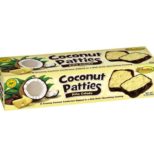 Anastasia Pina Colada Coconut Patties 76g - 20CT Buk 20 Pack