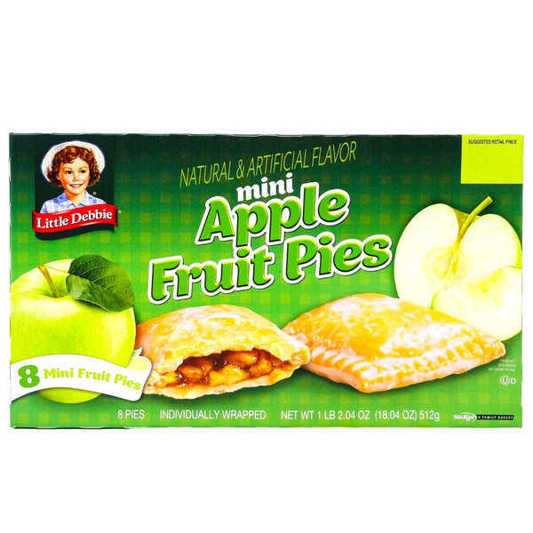 Little Debbie Mini Apple Fruit Pies (8 Pieces) - 1 Box
