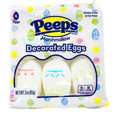 Peeps Marshmallow Decorated Eggs 3oz (6pcs) - 24 Pack
