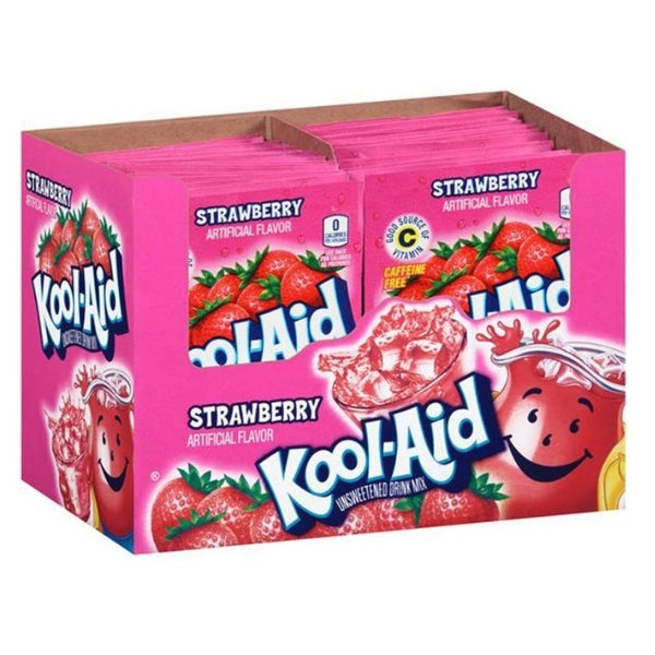 Kool-Aid Drink Mix Strawberry - 48 Pack