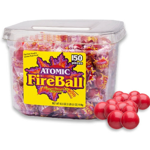 Fire Balls Cinnamon Jawbreaker Hard Candy, 5 Pounds ~ FREE