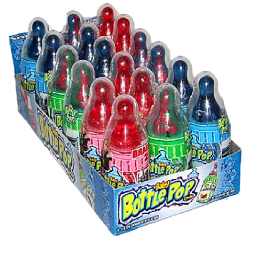 Baby Bottle Pop  - 18 CT - Lollipops - Bazooka Joe