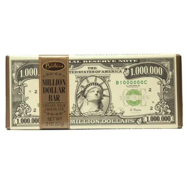Barton's Million Dollar Milk Chocolate Bars 57g - 12 Pack