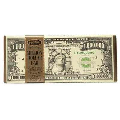 Barton's Million Dollar Milk Chocolate Bars 57g - 12 Pack