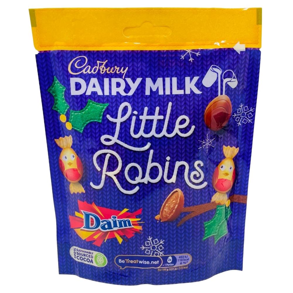 Cadbury Dairy Milk Little Robins Daim UK Chocolate 