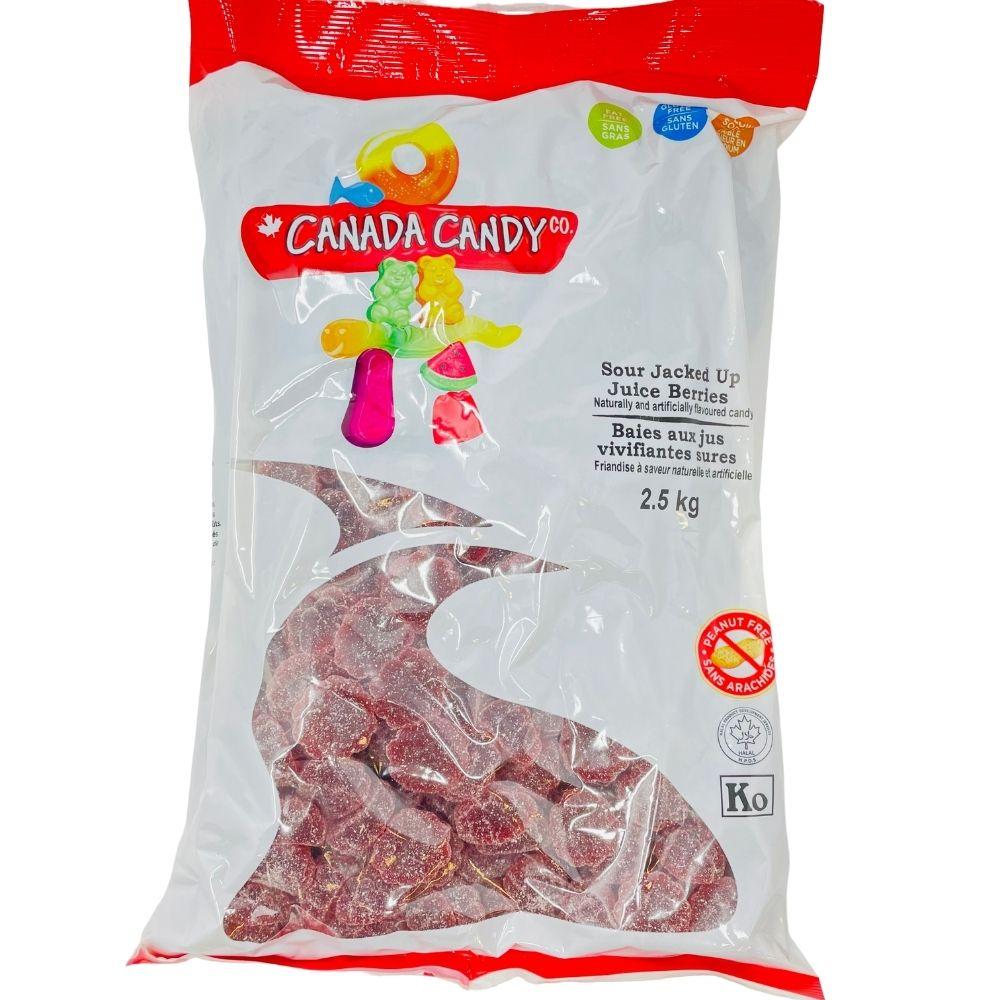 CCC Sour Jacked Up Juice Berries Gummy Candy 2.5kg 1 bag Bulk Candy