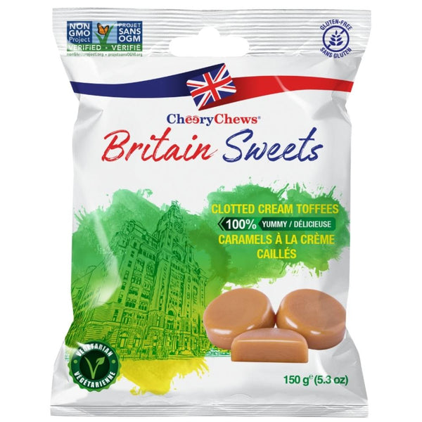 Britain Sweets Clotted Cream Toffee 150g 24 Pack