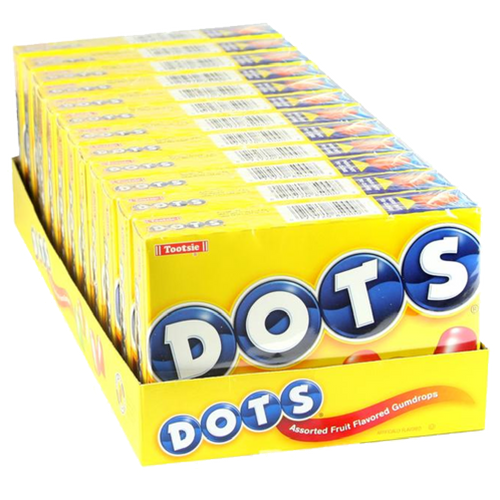 DOTS Candy - Fruit Flavored Gum Drops Theater Box 12CT