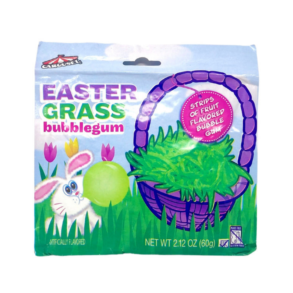 Easter Grass Bubblegum 2.12oz 12 Pack iWholesaleCandy.ca