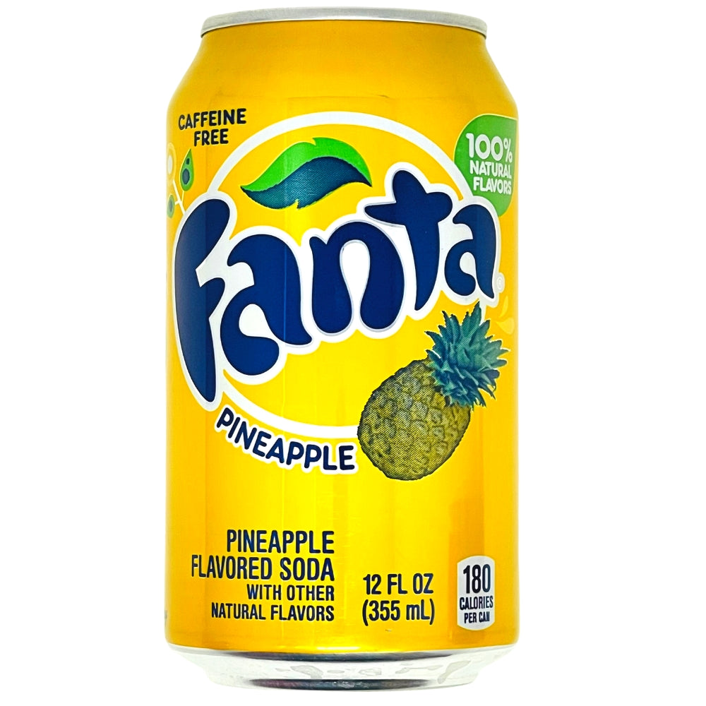 Fanta Pineapple Soda Pop 330mL 12PK iWholesaleCandy.ca