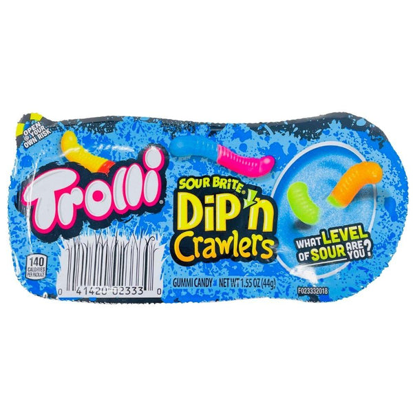 Trolli Sour Brite Dip'N Crawlers 1.55oz 12 Pack