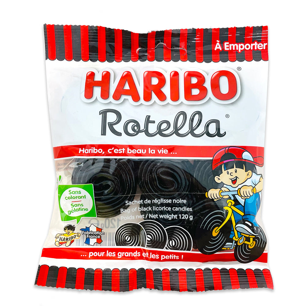 Haribo Rotella Black Licorice Candy