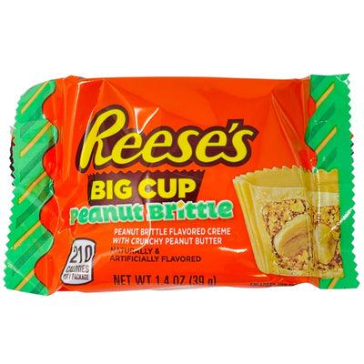 Reese's Christmas Peanut Brittle Big Cup 1.4oz - 16 Pack