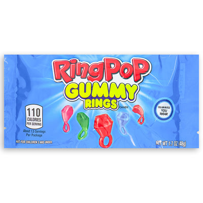 Ring Pop Gummy Rings 1.7oz - 16 Pack