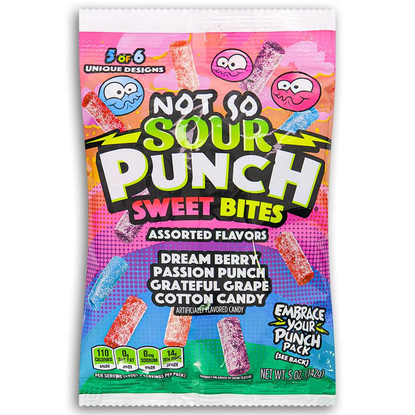 Sour Punch Sweet Bites Not So Sour 5oz 12 Pack