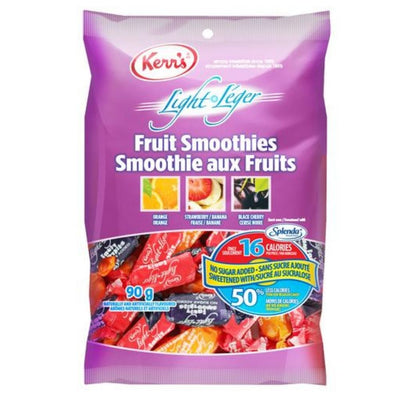 Kerr's Light Fruit Smoothies No Sugar Added 90g - 12 Pack