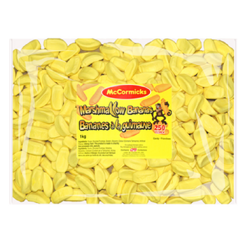 McCormicks Marshmallow Bananas Bulk Candy-Old Fashioned Candy