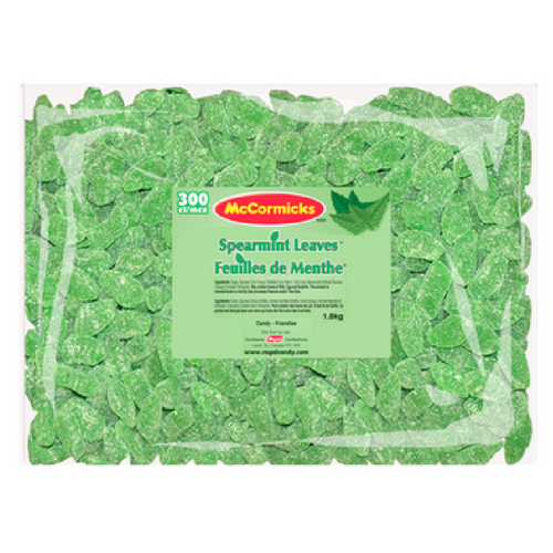 McCormicks Spearmint Leaves Candy 1.8 kg - 1 Bag