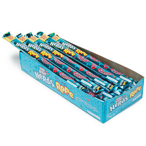 Nerds Rope - Very Berry - Gummy Candy 24 CT - Retro Candy - Wonka