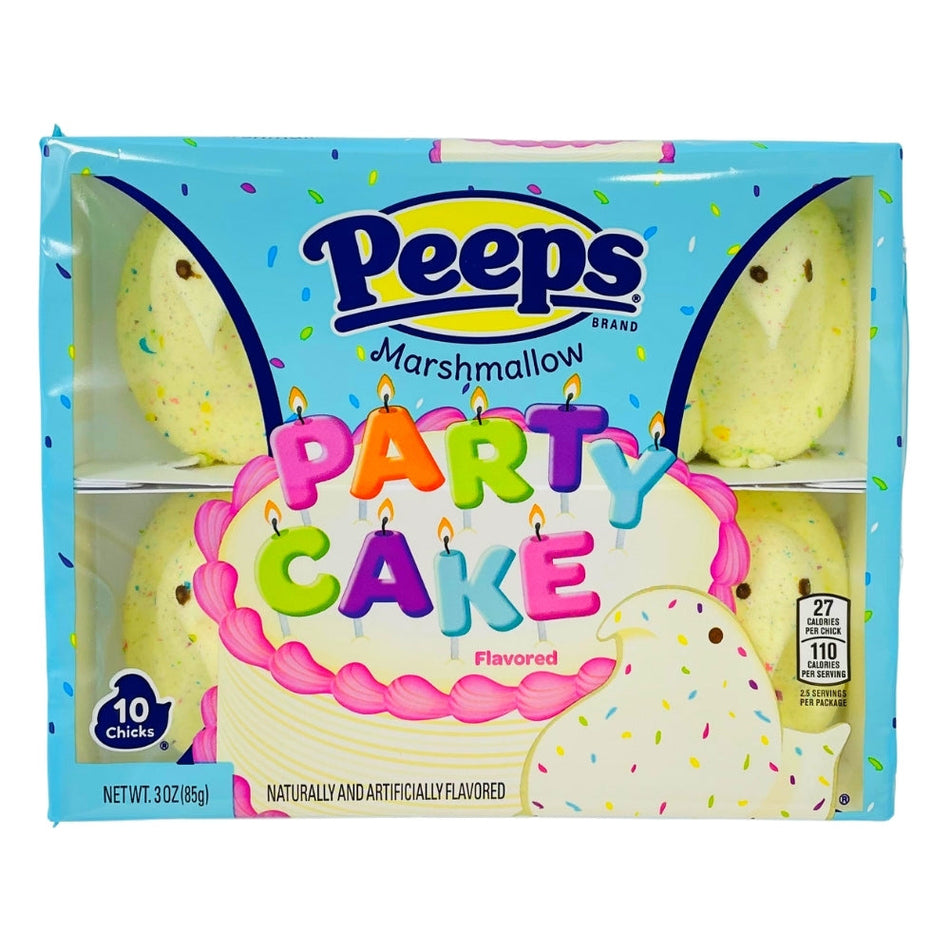 Peeps Marshmallow Chicks Party Cake 3oz (10pcs) - 36 Pack