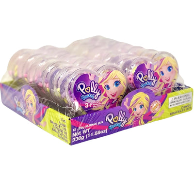 Candy Jewelry | Polly Pocket Candy Bracelet Kit 28g - 12CT - new popular trending Canadian Candy for Kids - peanut free 12 pack -
